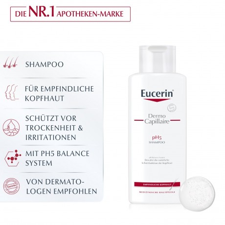 Eucerin DermoCapillaire pH5 Shampoo  DermoCapillaire pH5 Шампунь
