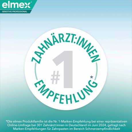 elmex Zahnpasta Sensitive Professional, 75 ml, Зубная паста Sensitive Professional с аргинином для снижения чувствительности зубов, 75 мл