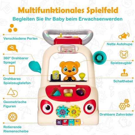 COSTWAY® Lauflernwagen mit Musik  Licht ab 9 Monaten Ходунки с музыкальным светом с 9 мес.