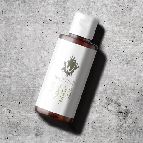 Wildschon Clean Shampoo Lavendel + Fichte (150ml Konzentrat 1:10, inkl. Applikatorflasche)  Чистый шампунь Лаванда + Ель (концентрат 150мл 1:10, включая флакон-аппликатор)