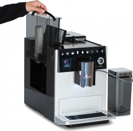 Melitta Melitta Kaffeevollautomat CI Touch Latte Select F 630-201, 12 Kaffeekreationen  6 Benutzerprofile, flusterleises Mahlwerk  Полностью автоматическая кофемашина Melitta CI Touch Latte Select F 630-201, 12 режимов приготовления кофе, 6 пользовательск