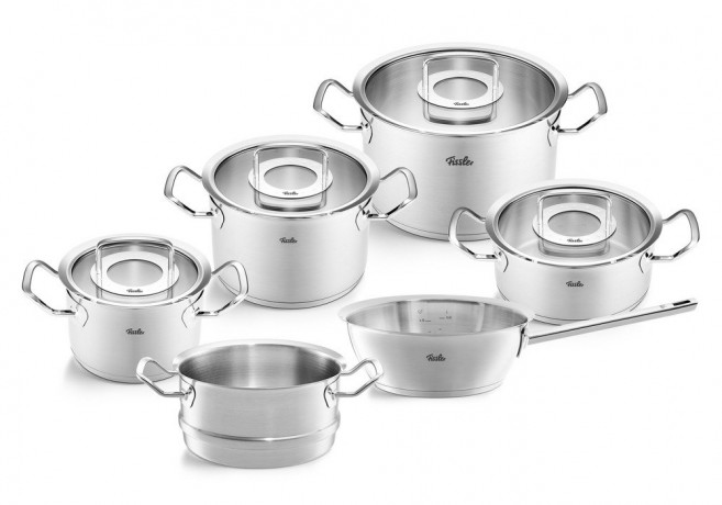 Fissler Fissler Topfset 6-tlg. ORIG. PROFI COLLECTI silber Набор горшков Fissler, 6 предметов. ОРИГ. ПРОФИ КОЛЛЕКЦИЯ