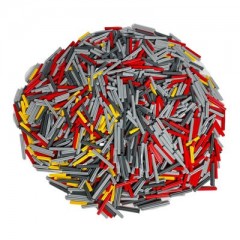 LEGO LEGO Technic Kreuzstangen gemischt - Fabrikneu Angebotspakete 1.000 LEGO Technic Kreuzstangen Поперечные перекладины LEGO Technic Mixed — Распродажа в упаковке «Прямо с завода» 1000 перекладин LEGO Technic