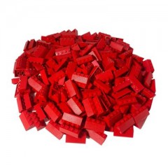 LEGO LEGO 2x4 Dachsteine Rot - 100 Stueck - Red 3037 NEU Черепица LEGO 2x4 красная — 100 шт. — Красный 3037 НОВИНКА