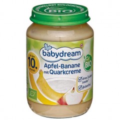 babydream Bio Apfel-Banane mit QuarkКрем 190 г