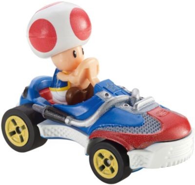 Mattel Hot Wheels Mario Kart Replica 1:64 Die-Cast Toad Hot Wheels Mario Kart Реплика 1:64 Литая жаба