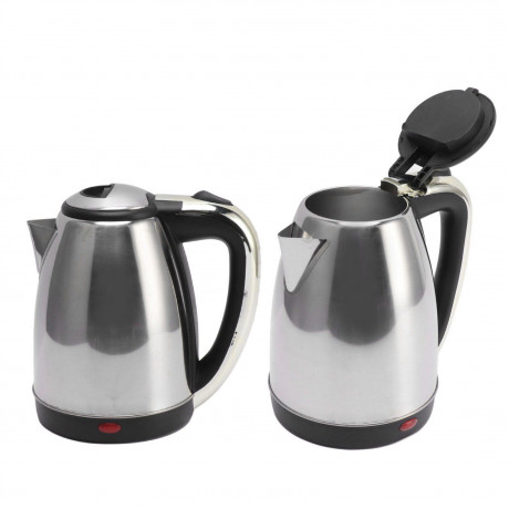 PRANITE PRANITE Wasserkocher Wasserkocher Edelstahl 2L, 2000W elektrischer Wasserkocher, 2 l, 2000,00 W, Automatische Schliessen Kochen Trocken Schutz Doppel Schicht Teekanne Чайник PRANITE Чайник из нержавеющей стали, 2 л, 2000 Вт Электрический чайник,