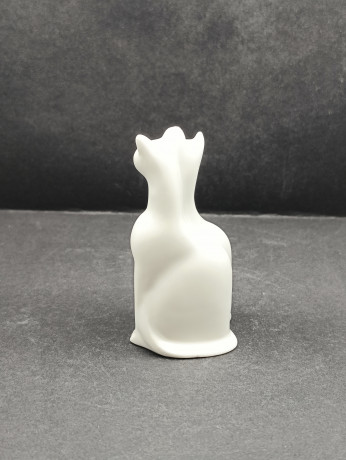 Статуэтка винтажная Aldaya Valencia "Две кошки" с позолотой, фарфор, 10 х 6 см, Испания, 1960-70гг.