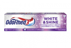 Odol med3 White &amp; Shine Zahnpasta , Зубная паста отбеливающая, очистка микрочастицами,  75 мл
