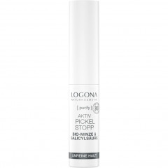 Logona Aktiv Pickel-Stopp Bio-Minze &amp; Salicylsaure aus der Weidenrinde  Active Pimple Stop Органическая мята и салициловая кислота из коры ивы