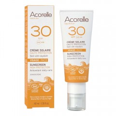 Acorelle nature sun LSF30 Sonnencreme Gesicht  природа солнце солнцезащитный крем SPF30 для лица