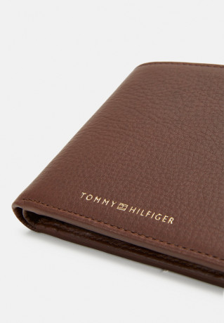 Tommy Hilfiger PREMIUM AND COIN UNISEX Wallet dark chestnut ПРЕМИУМ И МОНЕТ УНИСЕКС Кошелек темно-каштановый