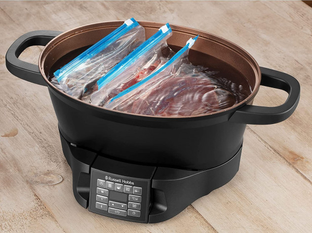 RUSSELL HOBBS RUSSELL HOBBS Multikocher 8 Funktionen Schongarer Reiskocher Sous Vide 28270-56, 750 W Мультиварка RUSSELL HOBBS, 8 функций, мультиварка, рисоварка, Sous Vide 28270-56, 750 Вт