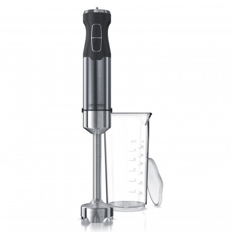 Arendo Arendo Stabmixer, 1000 W, Edelstahl Purierstab mit Messbecher, Handmixer, stufenlose Regelung, Mixfuss lasst sich leicht abnehmen und ist spulmaschinenfest  Ручной блендер Arendo, 1000 Вт, стержень для пюре из нержавеющей стали с мерным стаканом, р