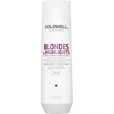 Goldwell (Голдвелл) Blondes & Highlights Anti-Yellow Shampoo Шампунь для окрашенных волос, 250 мл