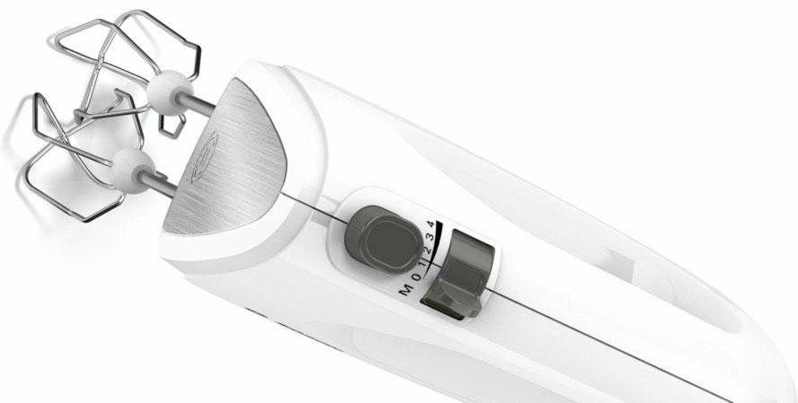 BOSCH BOSCH Handmixer CleverMixx MFQ24200, 400 W, inkl. Edelstahl-Tubobesen, Edelstahl-Knethaken, leicht und ergonomisch  Ручной миксер BOSCH CleverMixx MFQ24200, 400 Вт, включая венчик из нержавеющей стали, крюк для теста из нержавеющей стали, легкий и э