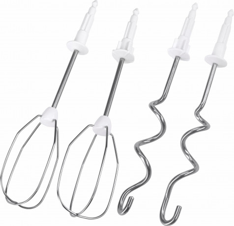 BOSCH BOSCH Handmixer CleverMixx MFQ24200, 400 W, inkl. Edelstahl-Tubobesen, Edelstahl-Knethaken, leicht und ergonomisch  Ручной миксер BOSCH CleverMixx MFQ24200, 400 Вт, включая венчик из нержавеющей стали, крюк для теста из нержавеющей стали, легкий и э