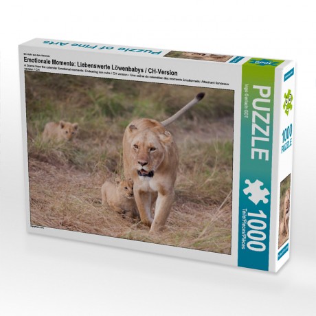 CALVENDO Puzzle CALVENDO Puzzle Emotionale Momente: Liebenswerte Lowenbabys \/ CH-Version Пазл CALVENDO Puzzle Эмоциональные моменты: милые львенки / Swiss version