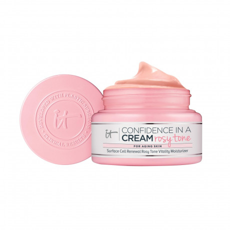 IT Cosmetics Confidence in a Cream Rosy Tone Gesichtscreme  Confidence in a Cream Розовый тональный крем для лица