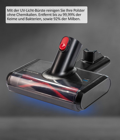 Genius Genius Akku-Hand-und Stielstaubsauger Invictus X9 Facelift Deluxe 26-tlg., Nass- Trockenreiniger, 450,00 W, beutellos HEPA Filter, Akkusauger bis zu 55 Min Laufzeit Ladestation Burste Set Genius беспроводной ручной пылесос Invictus