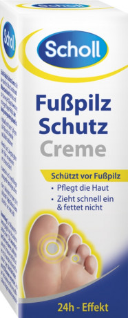 SCHOLL Fusspilz-Schutzcreme, 30 ml, Шолль Защитный крем от грибка стоп, профилактика, 30 мл