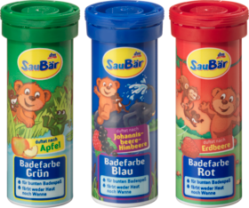 SauBär Badefarbe Цветные пузыри для ванной, 10 шт