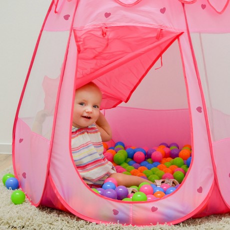 LittleTom Kinderzelt Raschka mit 200 Ballen Детская палатка Рашка с 200 мячами