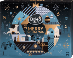 Balea MEN Adventskalender 2026 MERRY CHRISTMAS, 1 St, Адвент-календарь 2026 MERRY CHRISTMAS с 24 сюрпризами для мужского ухода, 1 шт.