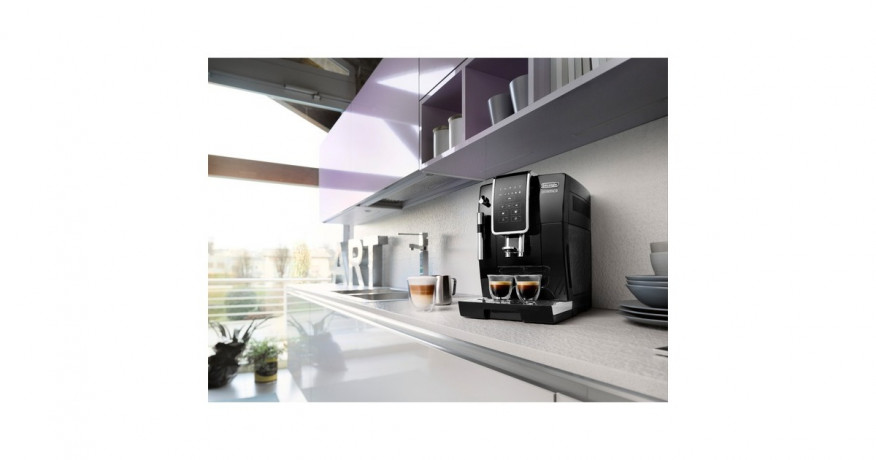 DeLonghi DeLonghi Dinamica ECAM 350.15.B, Vollautomat schwarz schwarz DeLonghi Dinamica ECAM 350.15.B, полностью автоматический, черный