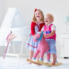 relaxdays Steckenpferd Einhorn mit Sound Хобби лошадь единорог со звуком