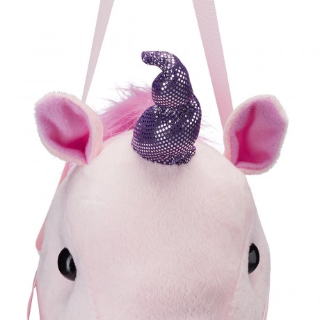 relaxdays Steckenpferd Einhorn mit Sound Хобби лошадь единорог со звуком