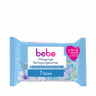 bebe 5in1 pflegende Reinigungstuecher Travel Size, 7 Stueck, bebe ухаживающие салфетки для снятия макияжа 5 в 1, дорожный формат, 7 шт.
