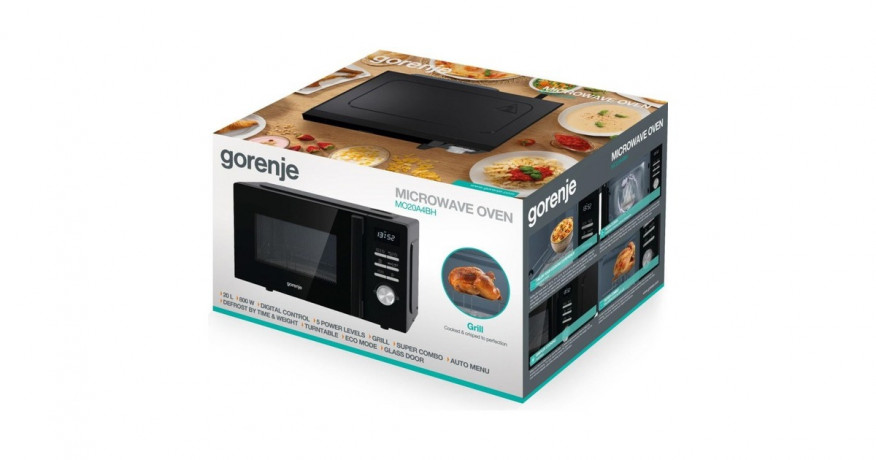 gorenje gorenje MO20A4BH, Mikrowelle schwarz schwarz Gorenje MO20A4BH, микроволновая печь черный