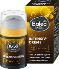 Balea MEN Gesichtscreme Q10 Intensivcreme, 50 ml, Интенсивный крем Q10 для упругости и уменьшения видимости морщин, 50 мл