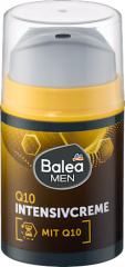 Balea MEN Gesichtscreme Q10 Intensivcreme, 50 ml, Интенсивный крем Q10 для упругости и уменьшения видимости морщин, 50 мл