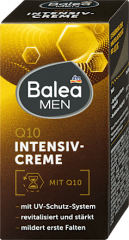 Balea MEN Gesichtscreme Q10 Intensivcreme, 50 ml, Интенсивный крем Q10 для упругости и уменьшения видимости морщин, 50 мл