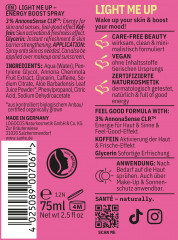 SANTE Light Me Up Energy Spray, 75 ml, Санте Освежающий спрей для лица Light Me Up Energy, 75 мл
