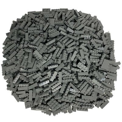 LEGO LEGO 1x4 Steine Dunkelgrau - 25 Stuck - Dark bluish grey bricks 3010 LEGO 1x4 Bricks Dark Grey — 25 штук — Темно-голубовато-серые кубики 3010