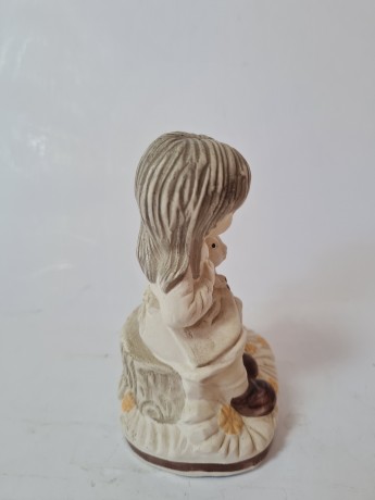 Goebel Фигурка "Девочка с кроликом", 11см х 8см, Германия, 1960-70гг.