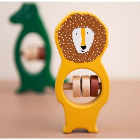 trixie Holzrassel Mr. Lion Деревянная погремушка Мистер Лев