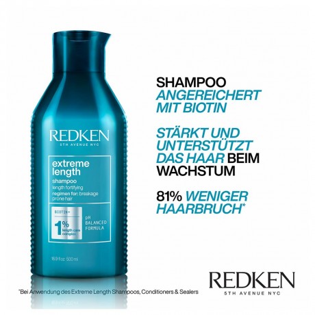 Redken Extreme Length Shampoo Шампунь для длиннх сильных волос