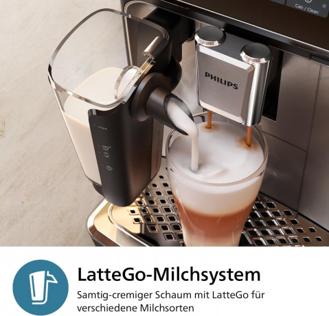 Philips Philips Kaffeevollautomat 3300 Series Vollautomatische Espressomaschine 6 Getranke, Kaffeeautomat Cafemaschine Kaffeemaschine mi Mahlwerk Vollautomat Cafe Полностью автоматическая кофемашина Philips серии 3300, полностью автоматическая кофемашина