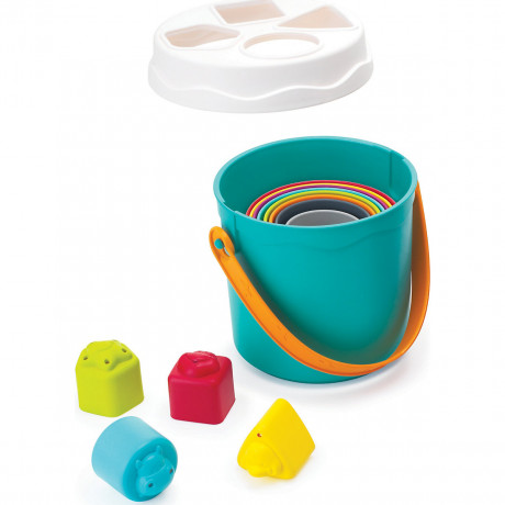 Infantino FORM-SORTIER-STACK N NEST EIMER ФОРМОВАЯ СОРТИРОВКА СТЕКЛА NEST BUCKET