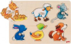 goki Hintergrundbildpuzzle Mutter und Kind Фоновое изображение головоломки мать и дитя