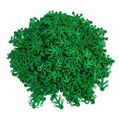 LEGO LEGO Blatter Grun 4x3 - Laub Pflanzen Grunzeug Baum Green - Green 2423  - 50x LEGO Листья зеленые 4x3 - Лиственные растения Зелень Зеленое дерево - Зеленый 2423 - 50x