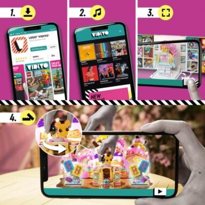 LEGO LEGO VIDIYO 43111 Candy Castle Stage LEGO VIDIYO 43111 Сцена с конфетным замком