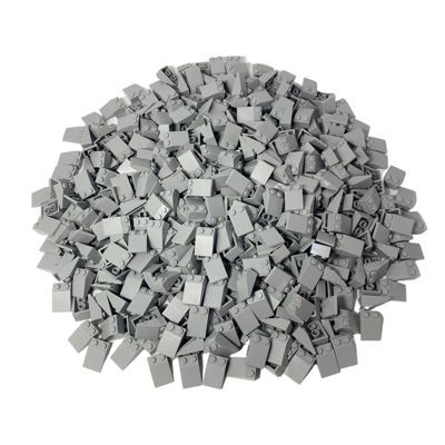LEGO LEGO 3x2 Dachsteine Hellgrau - Slope 3298 - 500x LEGO 3x2 Черепица светло-серая — уклон 3298 — 500x