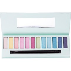 Accentra Augen Lidschatten Тени для век-Palette Trendy, 12 versChi (Ши)edene Trendy Farben, Box mit Spiegel und Doppelaplikator / 1 шт.