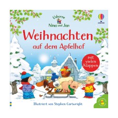 Usborne Verlag Nina und Jan: Weihnachten auf dem Apfelhof Нина и Ян: Рождество на яблочной ферме