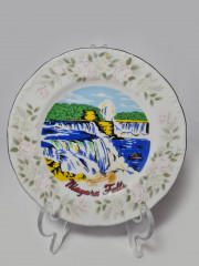 Scheffield Japan Classic Фарфоровая декоративная тарелка &quot;Ниагарский водопад&quot;, 16 см, Япония, 1960-70гг.